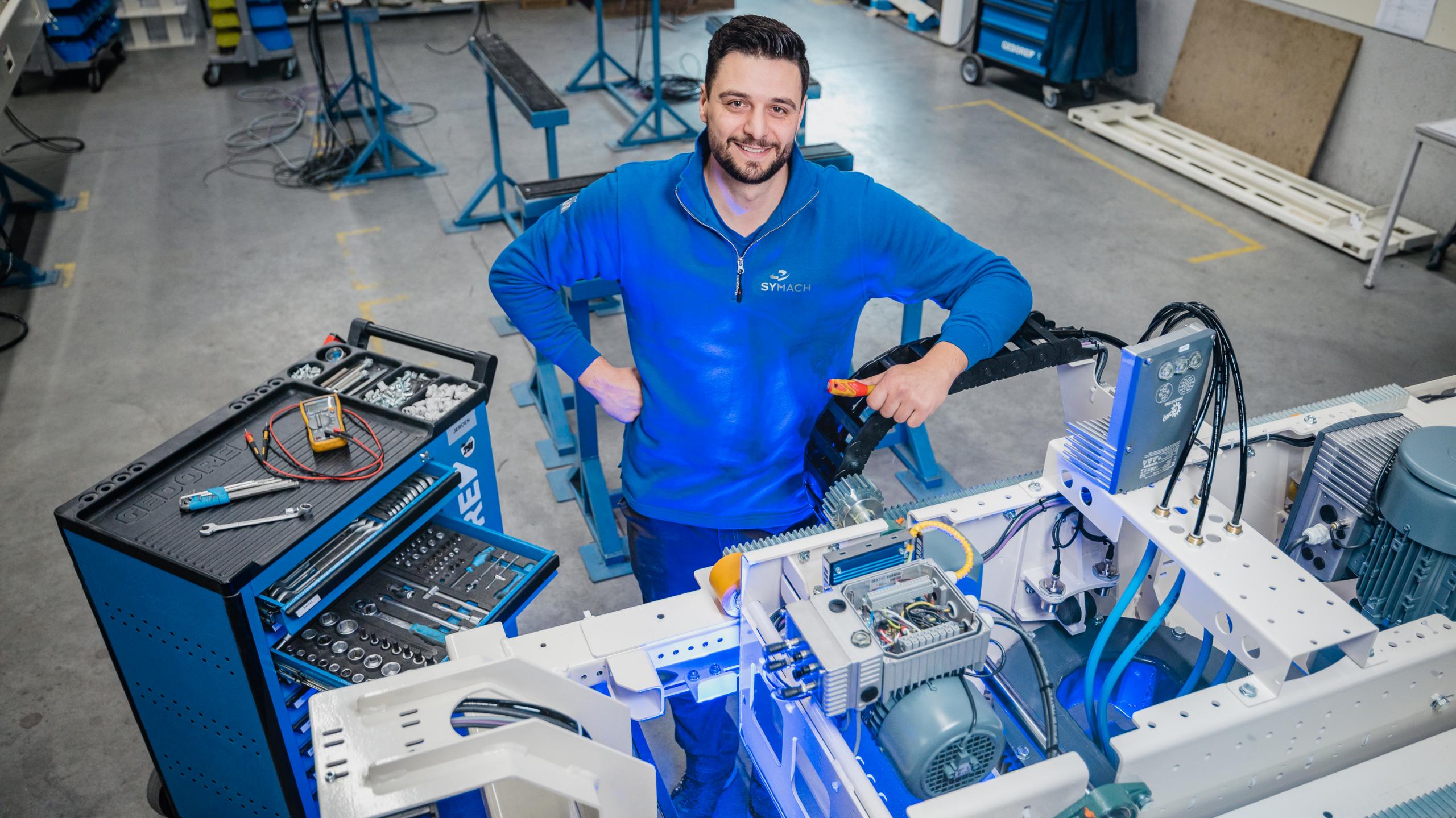 Servicemonteur Jeroen